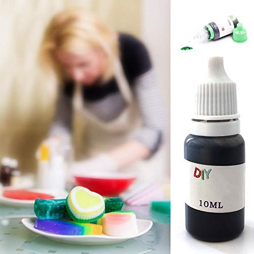 yummyfood Colorante Jabón Set de fabricación de jabón de Tinte de jabón, colorantes a Base de Agua para coloración Segura de la Piel de Grado alimenticio para la fabricación de baño de Bricolaje