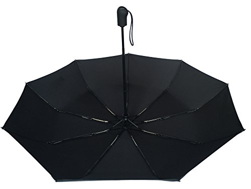 YumSur Paraguas Plegable Automático Impermeable 10 Armazones de Metal Compacto Resistencia contra Viento para Viaje para Hombres y Mujeres Clásico Azul