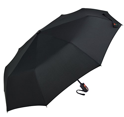 YumSur Paraguas Plegable Automático Impermeable 10 Armazones de Metal Compacto Resistencia contra Viento para Viaje para Hombres y Mujeres Clásico Azul