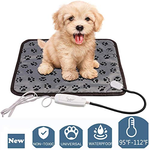 Yungo Manta Eléctrica para Perro y Gatos Interior, Almohadilla Térmica Impermeable Mascotas para Mascotas Gatos y Perros Recién Nacidos/Pequeños/Ancianos (45 * 45CM)