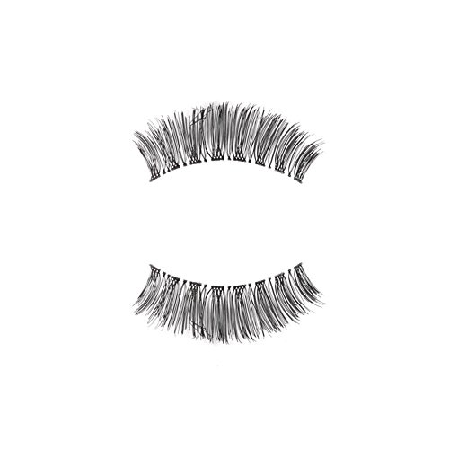 Yunnuopromi 5 pares de pestañas postizas de maquillaje natural hechas a mano, extensión de pestañas de ojos