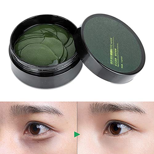 yuyte Máscara de Ojo de té Verde, Parche hidratante para los Ojos para Eliminar círculos Oscuros y Bolsas para los Ojos