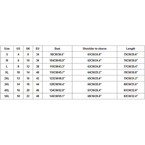 Yvelands Blusas para Mujer Tallas Grandes, Mujeres Color sólido Slim Fit Blusa de Manga Larga Pullover Tops Shirt (Negro, XXXXL)