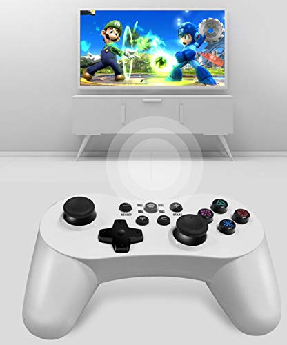 YYKJ Cambiar la Palanca de Mando, con Seis Ejes, con Dos Motores de Doble vibración, batería Recargable, Conveniente para el conmutador / PS3 / PC / PC360 / Gamepad Android 4