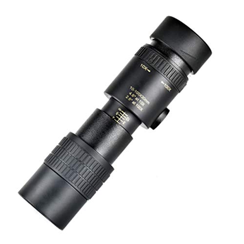 YZCH 4K 10-300X40mm Super Telephoto Zoom Monocular Telescope for Beach Travel