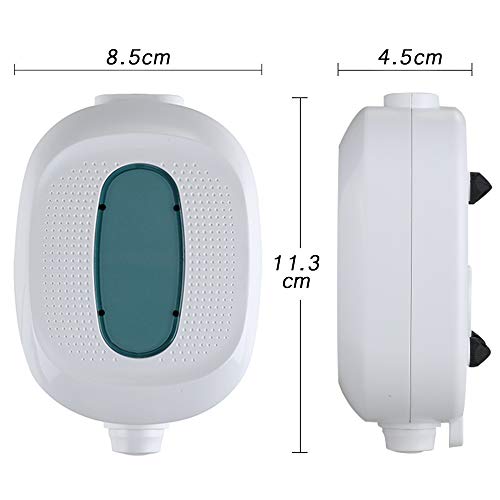 Zacro 2.5w Bomba Aire de Oxígeno para Acuarios, Caudal 3L / min,Tranquilo