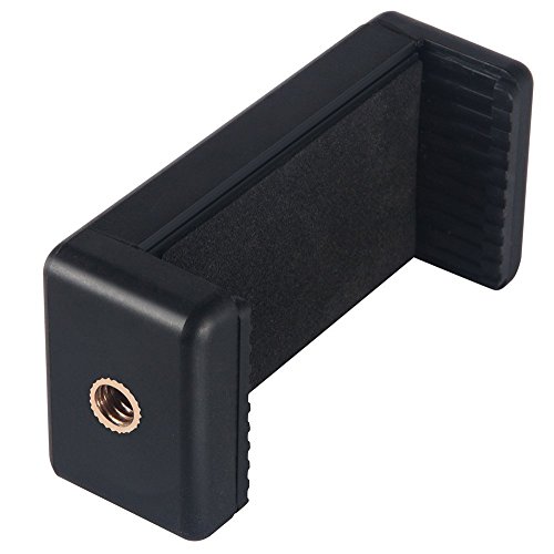 Zacro Soporte Adaptador Universal para Trípode Monopod Móvil Smartphone con Doble Cabeza de Tornillo para Selfie Stick,Se Aplica a Las iPhone Samsung Nexus BLU Wileyfox y más teléfonos móviles