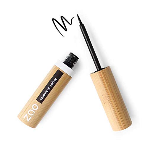 Zao – Eye Liner FEUTRE 066 negro intenso – Recargable orgánico vegano 100% natural
