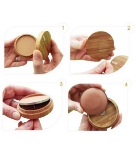 Zao Refill Mineral Cooked Powder 342 de cobre bronce bronzer Después de pluma (Bronceado polvo) irisado (bio, Ecocert, cosmebio, natural Maquillaje)