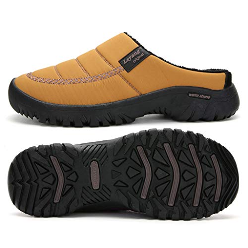 Zapatillas De Casa para Hombre De Fieltro De Lana Natural Calientes Transpirables Bienestar Natural Handmade Calidad Zapatillas Unisex con Forro cálido Zapatos Impermeables para Interiores