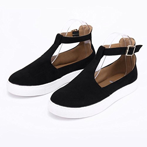 Zapatillas de Terciopelo para Mujer Otoño 2018 Zapatos de Plano de Dama PAOLIAN Casual Senderismo Cómodo Talla Grande Calzado de Señora de Moda Sandalias de Vestir