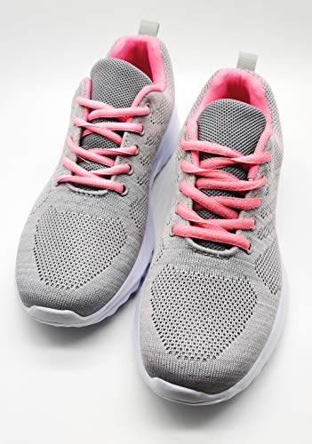 Zapatillas Deportivas para Mujer Transpirables Ligeras de Malla para Correr Caminar Trabajar