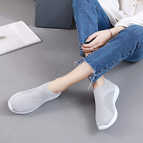 Zapatillas para Mujer,Mujeres al Aire Libre de Malla Zapatos de Deslizamiento Ocasional en Suelas cómodas Zapatillas Sneakers Deportivas Calzado Deportivo de Exterior de Mujer