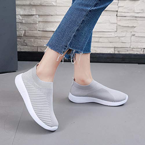 Zapatillas para Mujer,Mujeres al Aire Libre de Malla Zapatos de Deslizamiento Ocasional en Suelas cómodas Zapatillas Sneakers Deportivas Calzado Deportivo de Exterior de Mujer