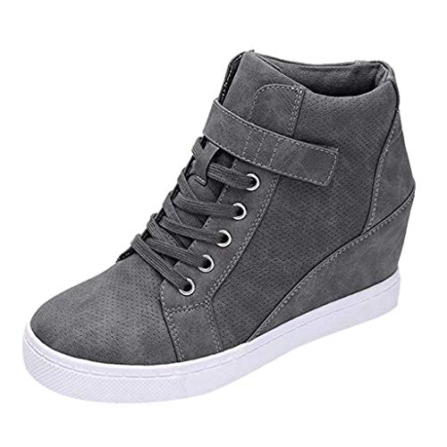 Zapatos Mujer Zapatillas Deportivas Cuña Cómodos Mocasines Plataforma Sneaker Calzado Deportivo de Exterio para Running Fitness Sneakers Fannyfuny