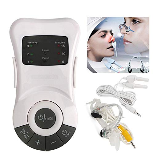 ZBYL Cuidado De La Salud Terapia Láser De Impulsos De La Nariz Rinitis Alergia Mitigador De Tratamiento Anti-Ronquido Aparato Sinusitis Terapia De Masaje Clip