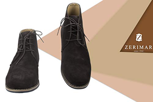Zerimar Botas de Hombre con Alzas Que Aumentan su Altura + 7 cm | Botas Hombre de Vestir| Botines Hombre| Botas de Piel Hombre | Zapatos Hombre Invierno