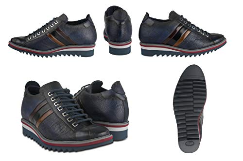 Zerimar Zapatos con Alzas Hombre | Zapatos Deportivos con Alzas Que Aumenta su Altura + 7 cm | Zapatillas Hombre de Vestir | Fabricados en España