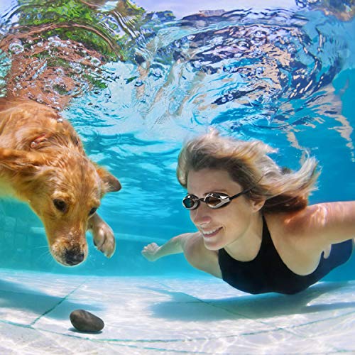 ZetHot Gafas de natación, sin Fugas, Anti-Niebla, Protección UV, para Adultos, Hombres Mujeres Jóvenes Niños Niñas. (Negro)