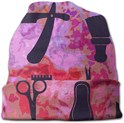 ZharkLI - Gorro de hip-hop para mujer y hombre, con diseño de calavera, para peluquería y peluquería