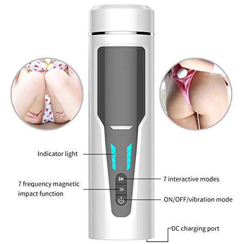 ZHP-LQY Camiseta Masculina Pantalla LED Pantalla De Pistón Automático Masculino Inteligente, Erecciones Más Grandes Y Más Fuertes, Succión 400 Veces/Min Y Rotación De 360 ​​° 10 Patrón