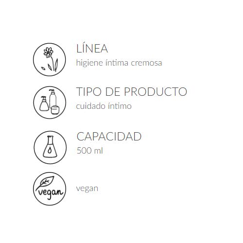 Ziaja Loción Cremosa de Higiene Íntima con Ácido Lactobiónico (Dispensador) 500 ml