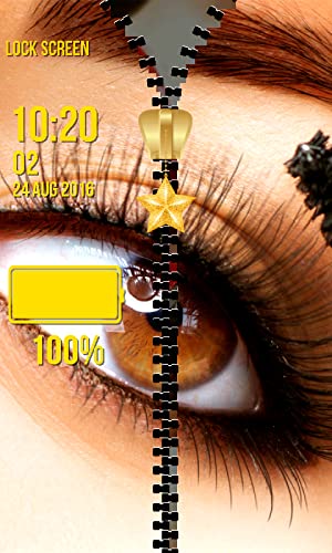 Zipper Lock Screen - Maquillaje