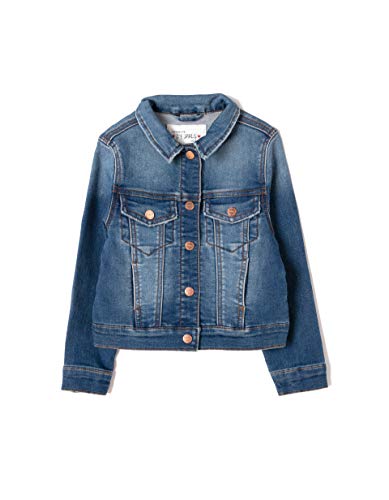 ZIPPY Cazadora Vaquera ZY Chaqueta, Azul (Medium Blue Denim 2565), 6 años (Tamaño del Fabricante:5/6) para Niñas