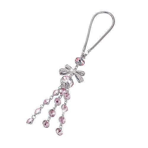 ZJDY - Espejo retrovisor de coche brillante para colgar en el coche, accesorio decorativo (nombre de color: blanco)