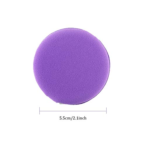 Zliger 12 Piezas Esponja Del Soplo de Polvo,CosmÉTico Puff Borlas Faciales FundaciÓN Maquillaje Suave CojÍN Redondo Herramientas Belleza para Crema LÍQuida Y En Cuerpo Cara