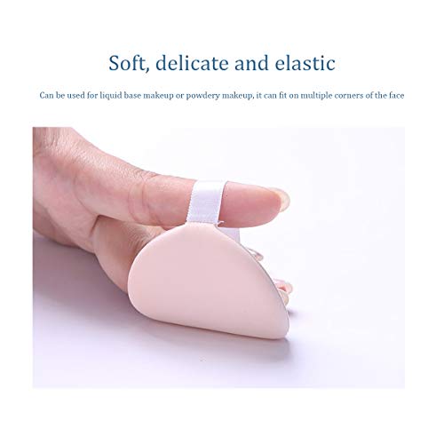 Zliger 12 Piezas Esponja Del Soplo de Polvo,CosmÉTico Puff Borlas Faciales FundaciÓN Maquillaje Suave CojÍN Redondo Herramientas Belleza para Crema LÍQuida Y En Cuerpo Cara