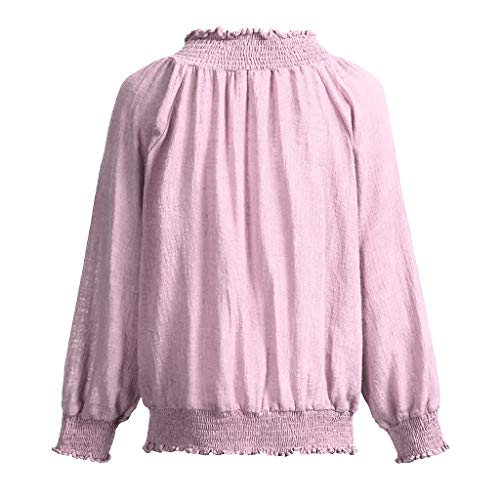 ZODOF Mujer Camiseta Cortas 2019 Primavera Verano Ropa Moda Manga Larga Blusa Tops