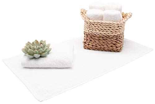 ZOLLNER 10 Toallas de tocador, 30x50 cm, Blanco