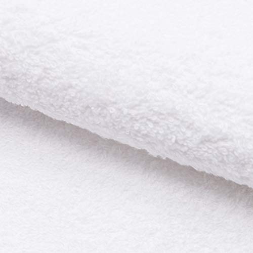ZOLLNER 10 Toallas de tocador Blancas, 40x60 cm, algodón 100%, en Otra Medida