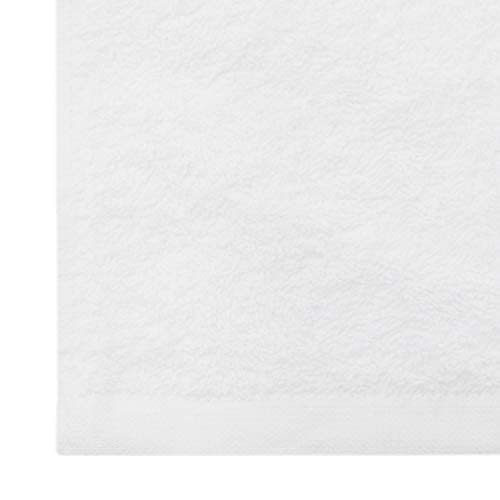 ZOLLNER 10 Toallas de tocador Blancas, 40x60 cm, algodón 100%, en Otra Medida