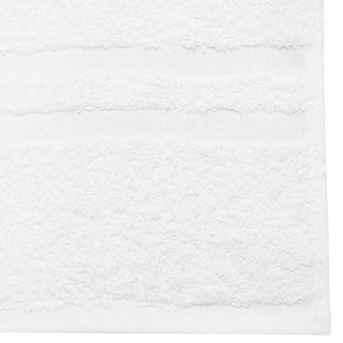 ZOLLNER 5 Toallas de baño Grandes 100% algodón, 100x150 cm, Blancas