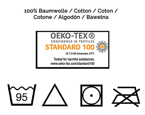 ZOLLNER 6 Toallas de tocador de Rizo Blancas, 100% algodón, 40x60 cm