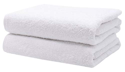 ZOLLNER Juego de 2 Toallas de Ducha, 650 Gramos, 70x140 cm