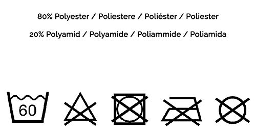 ZOLLNER Toalla de Playa de Microfibra Grande 90x180 cm, Gris