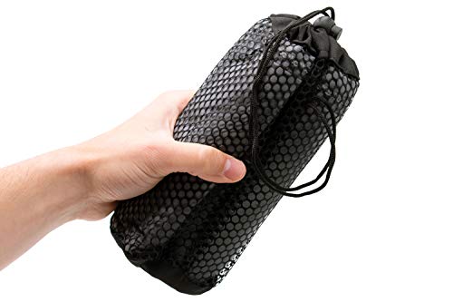 ZOLLNER Toalla de Playa de Microfibra Grande 90x180 cm, Gris