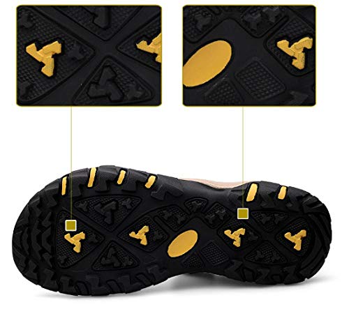 ZR1LZ Sandalias de Andar Ajustables de Ante,Deportes/Dedo del pie/Cerrado/Sandalias con/Correa/Tobillo/Playa/Agua de mar/Senderismo/Pescador