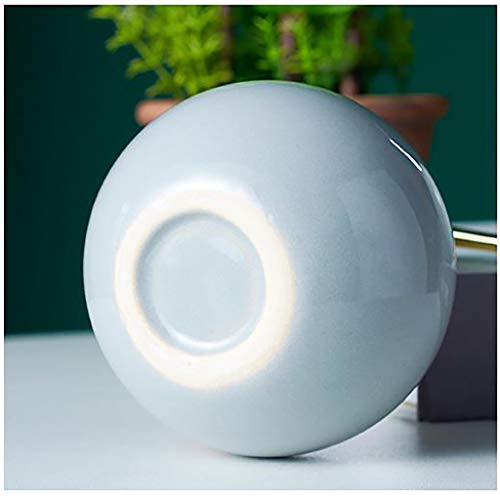 ZRJ Botellas de cerámica Redondo dispensador de jabón de la Bomba Recargable for jabón líquido casero Loción Champú Aceite de Masaje Limpiador Facial (Color : Gray)