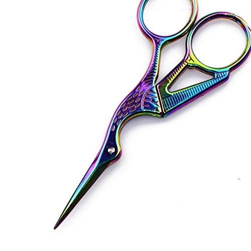 ZS Camaleón clásico grúa tijeras for pájaros Duradera cortadora de manicura de acero inoxidable tijeras for disolver herramienta de estilo de cutícula de uña Cortador de papel cortado hecho a mano con