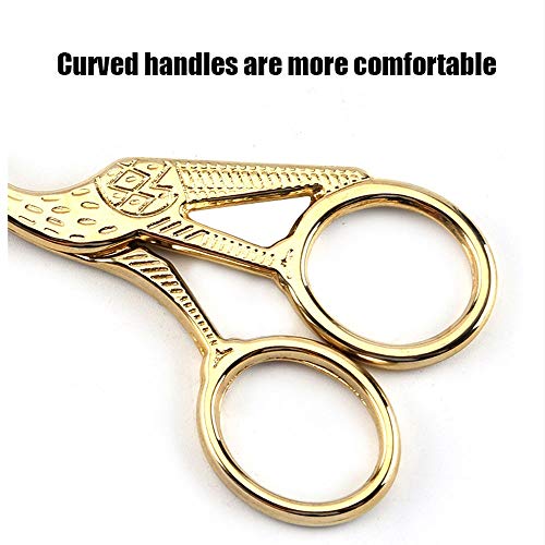 ZS Camaleón clásico grúa tijeras for pájaros Duradera cortadora de manicura de acero inoxidable tijeras for disolver herramienta de estilo de cutícula de uña Cortador de papel cortado hecho a mano con