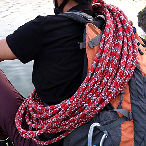 ZSM Estática Cuerda de Escalada Cuerda de Rescate Cuerda de Escape Cuerda aérea Trabajo de tamaño Cuerda Que Sube YMIK (Color : B, Size : 9MM 20M)