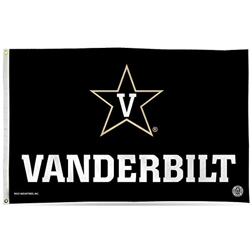 Zudrold Rico Industries Vanderbilt Commodores 3x5 pies Bandera de Poste con Ojal de pie