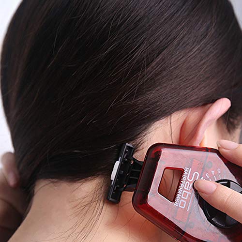 ZUHANGMENG Recortadora de cabello inalámbrico, recortadora de rulos, peine de cabello ajustable, peinar, recortar y eliminar el vello