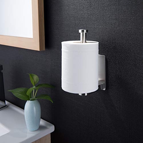 ZUNTO Portarrollos Baño Autoadhesivo Portarrollos Para Papel Higiénico Acero Inoxidable Porta Rollos de Papel Higienico