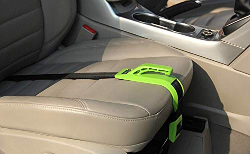 ZUWIT Ajustador de cinturón de seguridad para mujeres embarazadas, comodidad para el vientre de las madres embarazadas, un cinturón de protección imprescindible para las madres embarazadas (Verde)