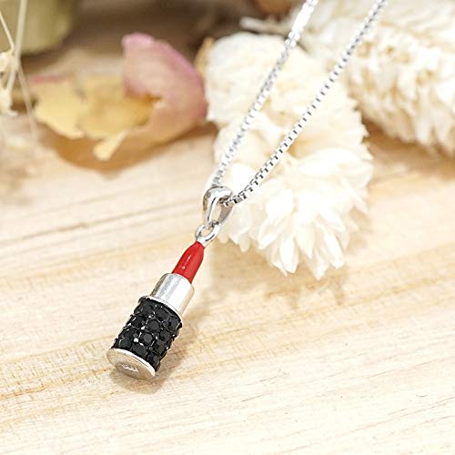 ZWP S925 Collar De Plata Esterlina Lápiz Labial Femenino Lenguaje De Labios Perfume Colgante Dulce Temperamento Cadena De Clavícula